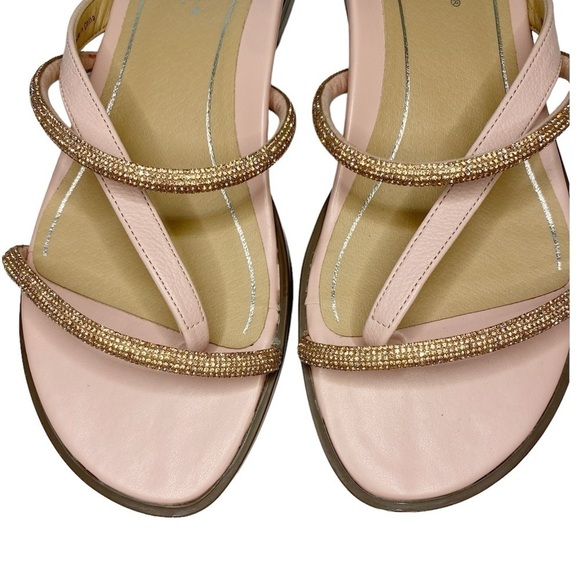 Vionic Citrine Prism Women's Slide Sandal in peach rose gold Size 6 - Picture 5 of 10